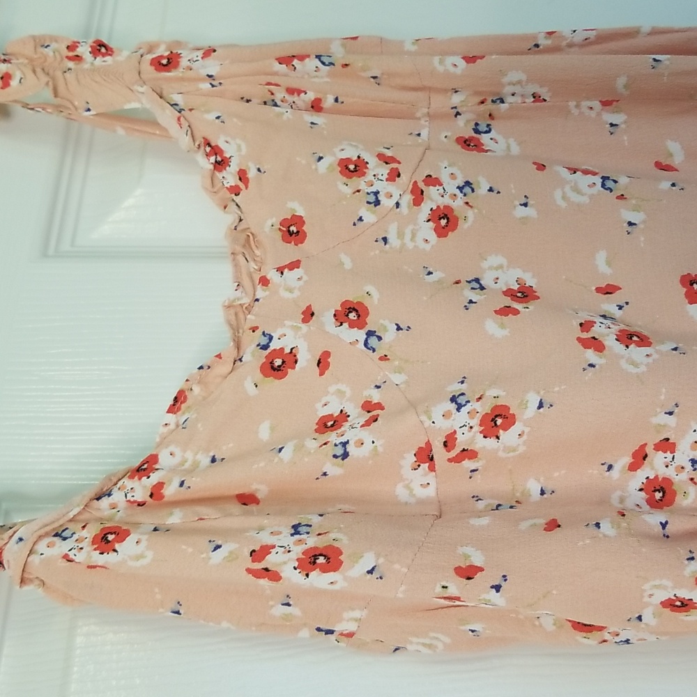 Vici Womens Ruffle Spaghetti Strap Sleeveless Floral Maxi Dress Size Med… - Picture 5 of 16